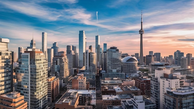 Edificios modernos en Toronto, Ontario, Canadá