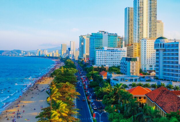 Foto edifícios na cidade