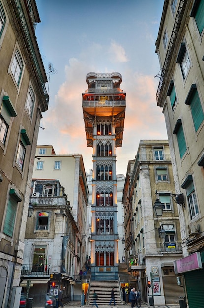 Edifícios na cidade