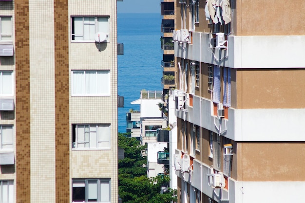 Edifícios no bairro do Leblon no Rio de Janeiro Brasil