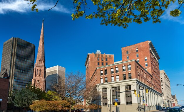 Edifícios no centro de buffalo