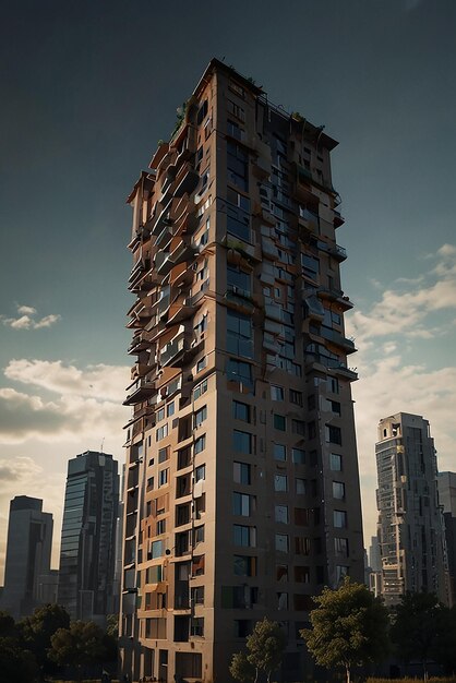 Edificios desde el suelo