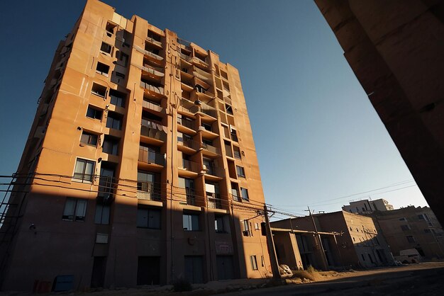 Edificios desde el suelo