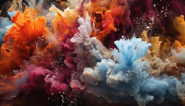 Editorial océano geográfico foto explosión de colores bajo el agua