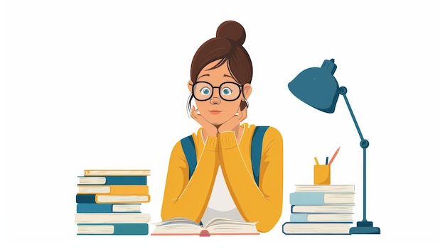 Educação conceito de aprendizagem silhueta ícones de criança imagem conhecimento escolar estudo acadêmico educação