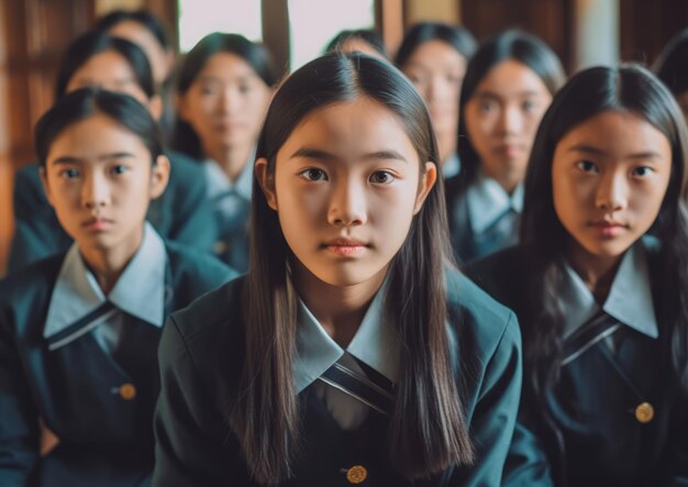 Educação de meninas asiáticas