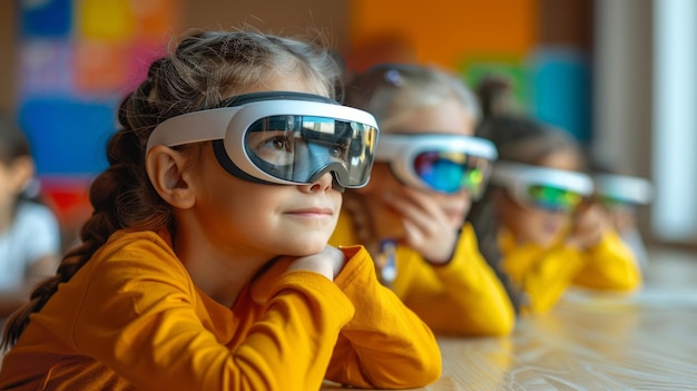 Foto educação em realidade aumentada que dá vida à história e à ciência nas salas de aula