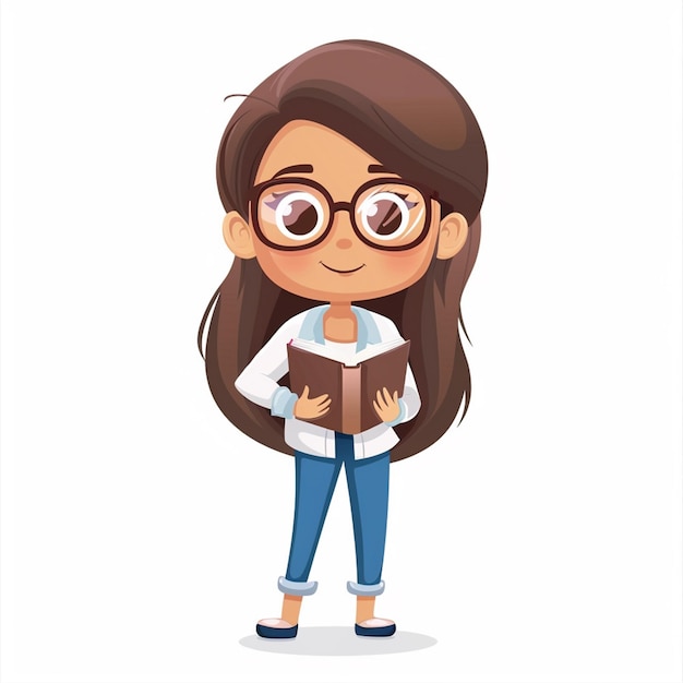 Educación del maestro de la escuela Ilustración de conocimiento Diseño conceptual feliz Libro de clase vectorial