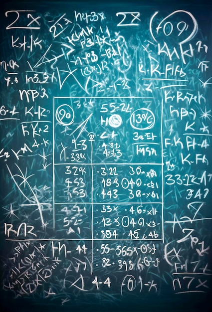 Foto educación química una representación ilustrada de la ia generativa