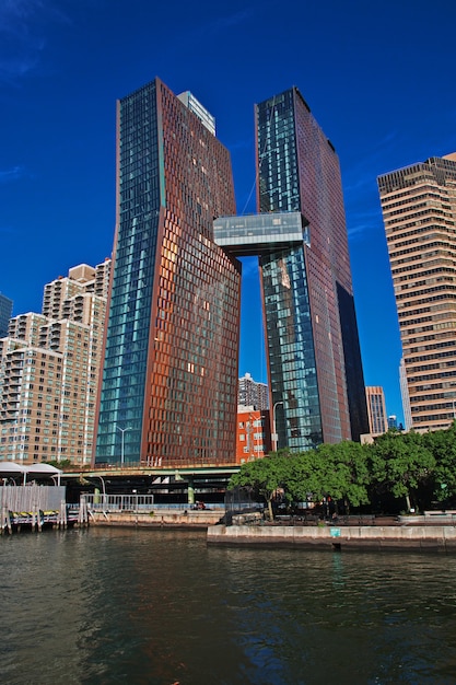 Eeast River en Nueva York, Estados Unidos