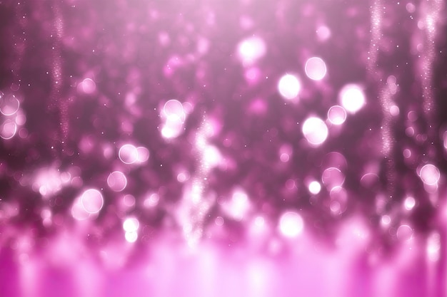 Efecto bokeh reluciente con un fondo abstracto rosa