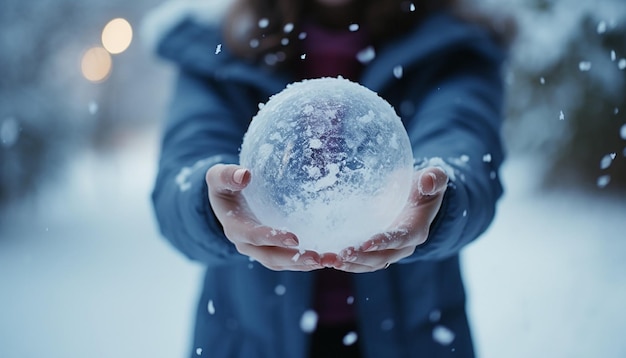 Foto el efecto bola de nieve