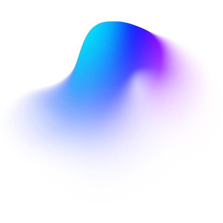 Foto efecto borroso del elemento de forma abstracta gradiente png