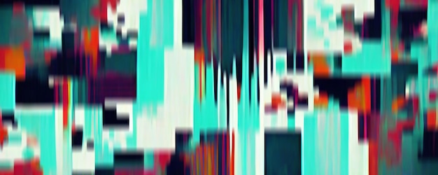 Efecto de distorsión de fondo gráfico de arte glitch