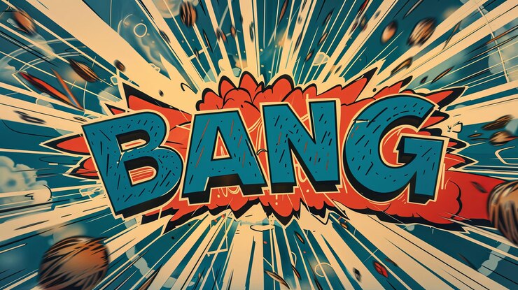 Foto el efecto de explosión de bangquot