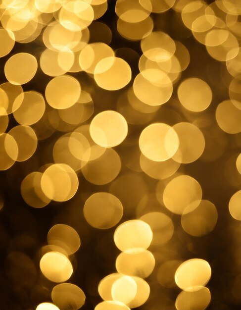 Efecto de fondo de luces bokeh papel tapiz borroso y luces fuera de foco