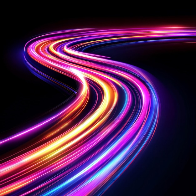 Efecto de línea rápida velocidad movimiento luz de fondo