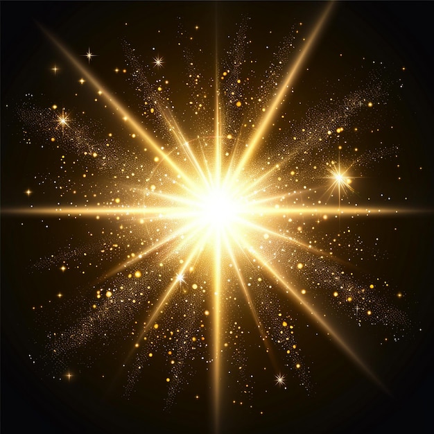 Efecto de llamarada de luz Fondo