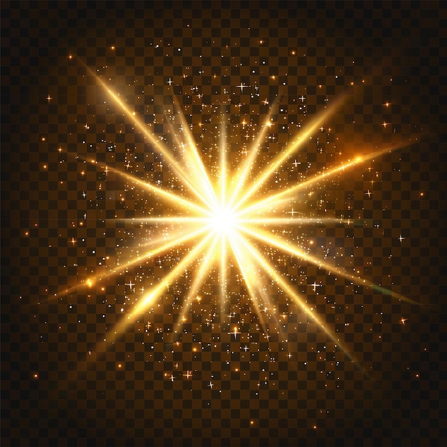 Efecto de llamarada de luz Fondo