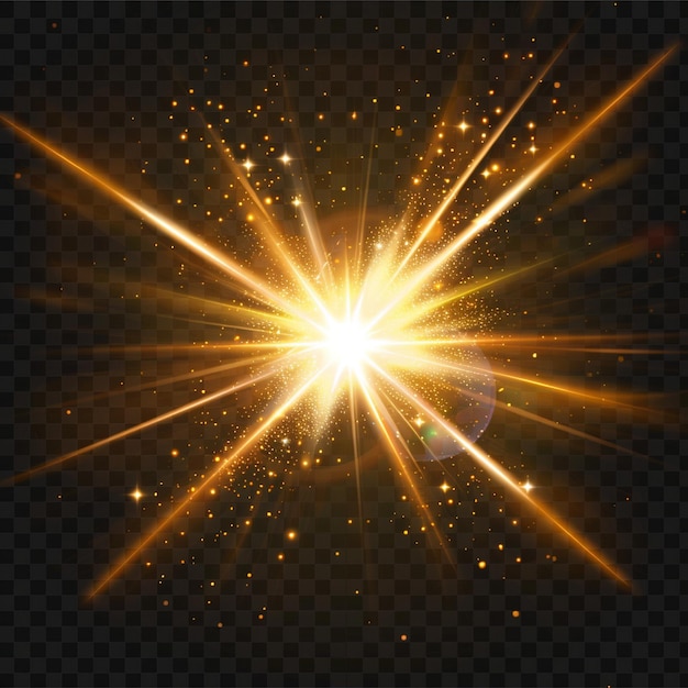 Efecto de llamarada de luz Fondo
