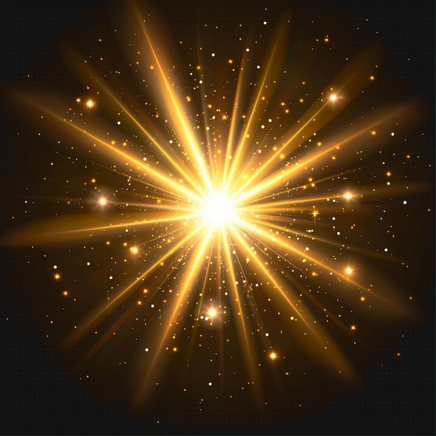 Efecto de llamarada de luz Fondo