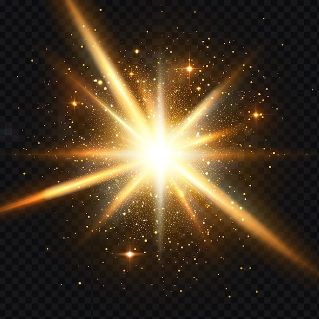 Efecto de llamarada de luz Fondo