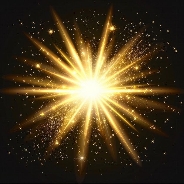 Efecto de llamarada de luz Fondo