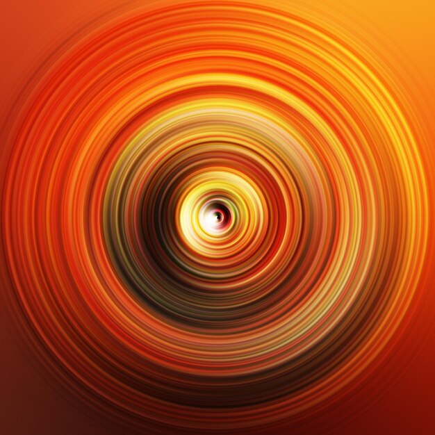 Efecto de movimiento radial colorido Fondo redondeado abstracto Curvas de color y esfera Anillos y círculos de gradiente de varios colores Papel de pared Textura de color telón de fondo y estandarte