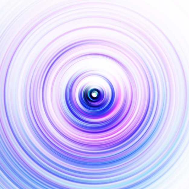 Efecto de movimiento radial colorido Fondo redondeado abstracto Curvas de color y esfera Anillos y círculos de gradiente de varios colores Papel de pared Textura de color telón de fondo y estandarte