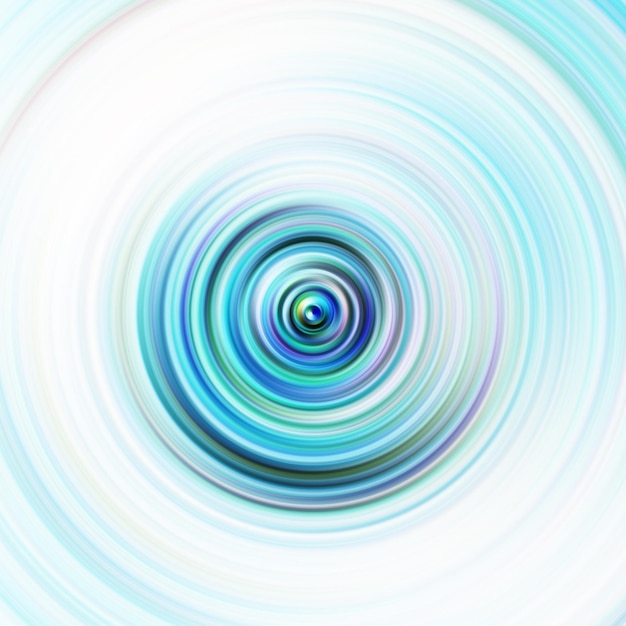 Efecto de movimiento radial colorido Fondo redondeado abstracto Curvas de color y esfera Anillos y círculos de gradiente de varios colores Papel de pared Textura de color telón de fondo y estandarte