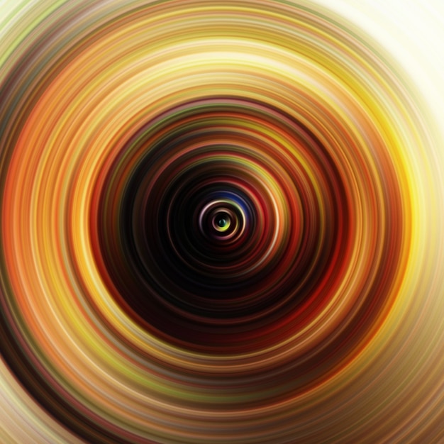 Efecto de movimiento radial colorido Fondo redondeado abstracto Curvas de color y esfera Anillos y círculos de gradiente de varios colores Papel de pared Textura de color telón de fondo y estandarte