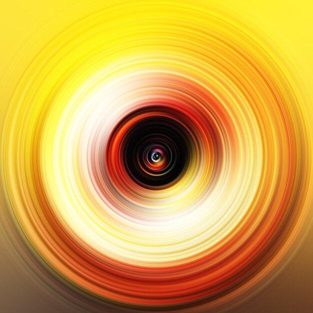 Efecto de movimiento radial colorido Fondo redondeado abstracto Curvas de color y esfera Anillos y círculos de gradiente de varios colores Papel de pared Textura de color telón de fondo y estandarte