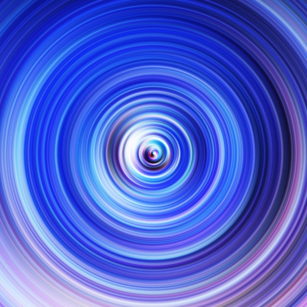 Efecto de movimiento radial colorido Fondo redondeado abstracto Curvas de color y esfera Anillos y círculos de gradiente de varios colores Papel de pared Textura de color telón de fondo y estandarte