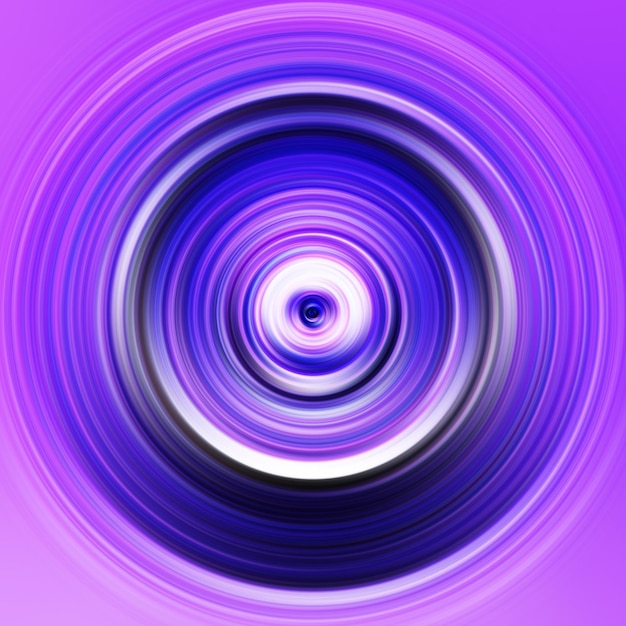 Efecto de movimiento radial colorido Fondo redondeado abstracto Curvas de color y esfera