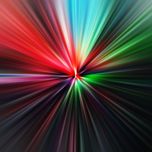 Efecto de movimiento de zoom colorido Fondo abstracto Líneas de color Telón de fondo de textura de color y estandarte Patrón de gradiente de varios colores y papel tapiz texturizado