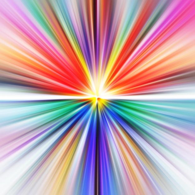 Efecto de movimiento de zoom colorido Fondo abstracto Líneas de color Telón de fondo de textura de color y estandarte Patrón de gradiente de varios colores y papel tapiz texturizado