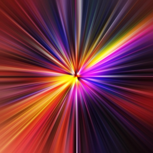 Efecto de movimiento de zoom colorido Fondo abstracto Líneas de color Telón de fondo de textura de color y estandarte Patrón de gradiente de varios colores y papel tapiz texturizado