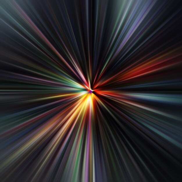 Efecto de movimiento de zoom colorido Fondo abstracto Líneas de color Telón de fondo de textura de color y estandarte Patrón de gradiente de varios colores y papel tapiz texturizado