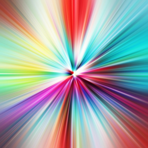 Efecto de movimiento de zoom colorido Fondo abstracto Líneas de color Telón de fondo de textura de color y estandarte Patrón de gradiente de varios colores y papel tapiz texturizado