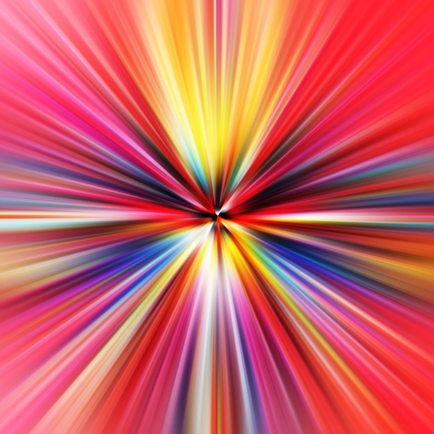 Efecto de movimiento de zoom colorido Fondo abstracto Líneas de color Telón de fondo de textura de color y estandarte Patrón de gradiente de varios colores y papel tapiz texturizado
