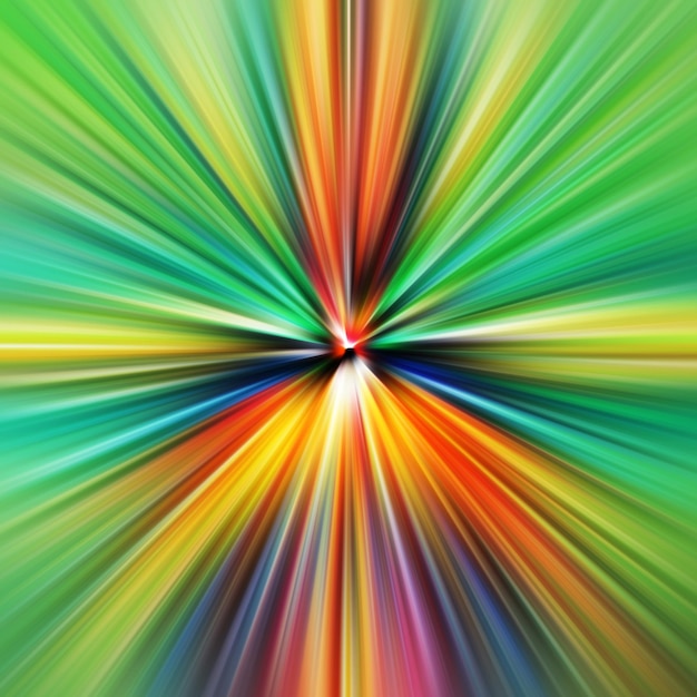 Efecto de movimiento de zoom colorido Fondo abstracto Líneas de color Telón de fondo de textura de color y estandarte Patrón de gradiente de varios colores y papel tapiz texturizado