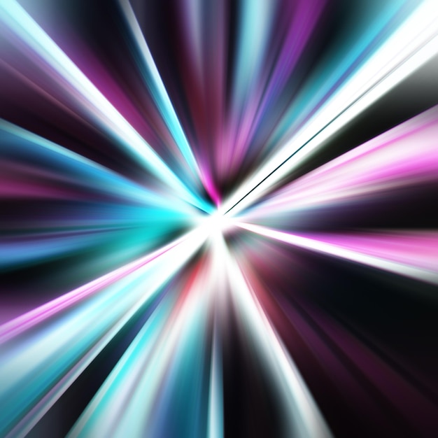 Efecto de movimiento de zoom colorido Fondo abstracto Líneas de color Telón de fondo de textura de color y estandarte Patrón de gradiente de varios colores y papel tapiz texturizado
