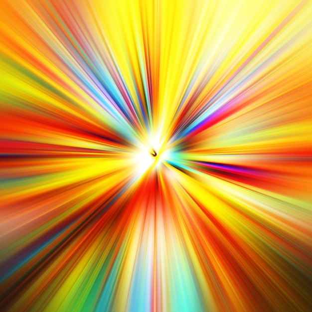 Efecto de movimiento de zoom colorido Fondo abstracto Líneas de color Telón de fondo de textura de color y estandarte Patrón de gradiente de varios colores y papel tapiz texturizado