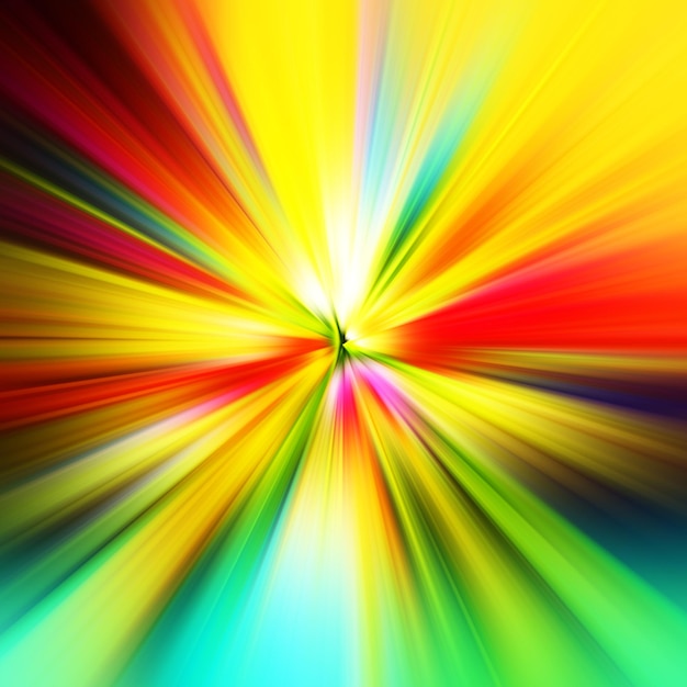 Efecto de movimiento de zoom colorido Fondo abstracto Líneas de color Telón de fondo de textura de color y estandarte Patrón de gradiente de varios colores y papel tapiz texturizado