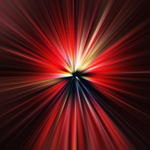 Efecto de movimiento de zoom colorido Fondo abstracto
