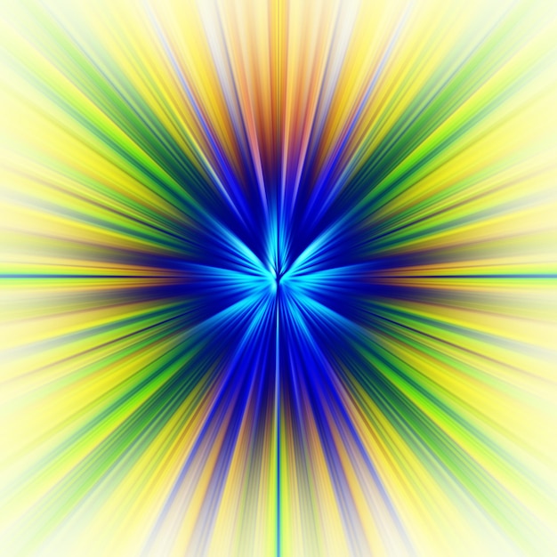 Efecto de movimiento de zoom colorido Fondo abstracto
