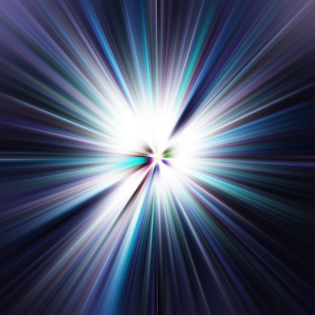 Efecto de movimiento de zoom colorido Fondo abstracto