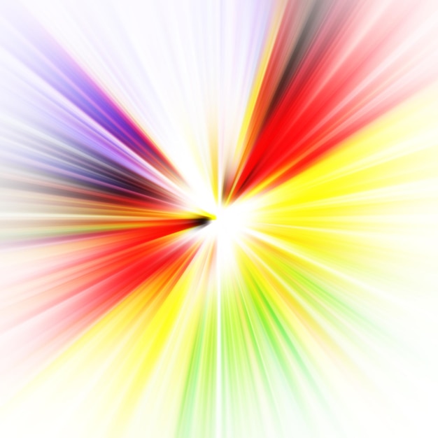 Efecto de movimiento de zoom colorido Fondo abstracto