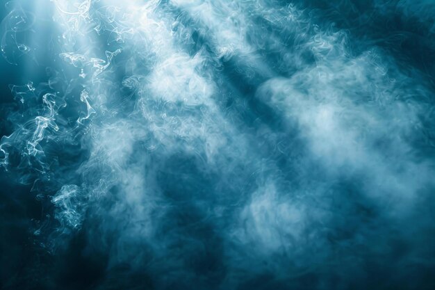 Efecto de niebla acuamarina para fondos pacíficos y místicos