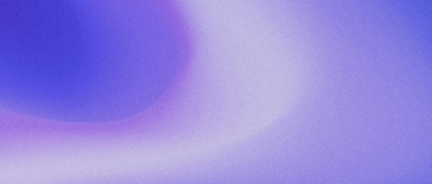 Efecto de ruido de textura de gradiente de grano granulado abstracto con fondo de arte estético púrpura azul suave